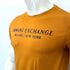 ARMANI EXCHANGE PRINTED GRAPHIC T-SHIRT - MUSTARD